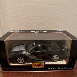 NWB Maisto shinoda boss mustang black with silver 1:24 special edition